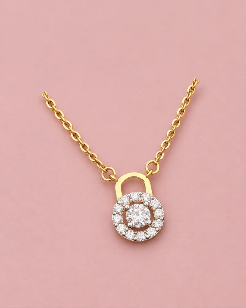 Laboratory-Grown Diamond Pendants - Shop Online India | Maanorah